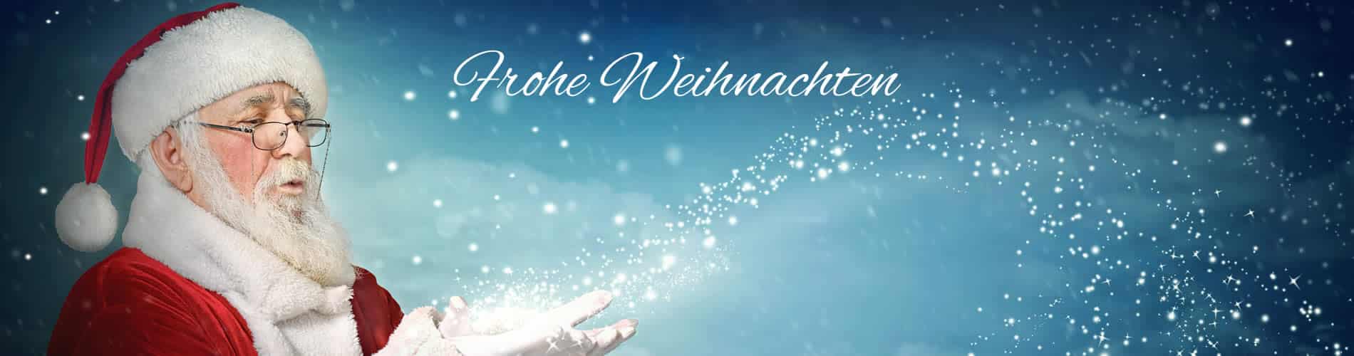 Weihnachtsmann mit Brille